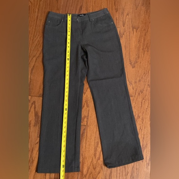 Rafaella petite gray/charcoal pants. Size 6P - Picture 10 of 12